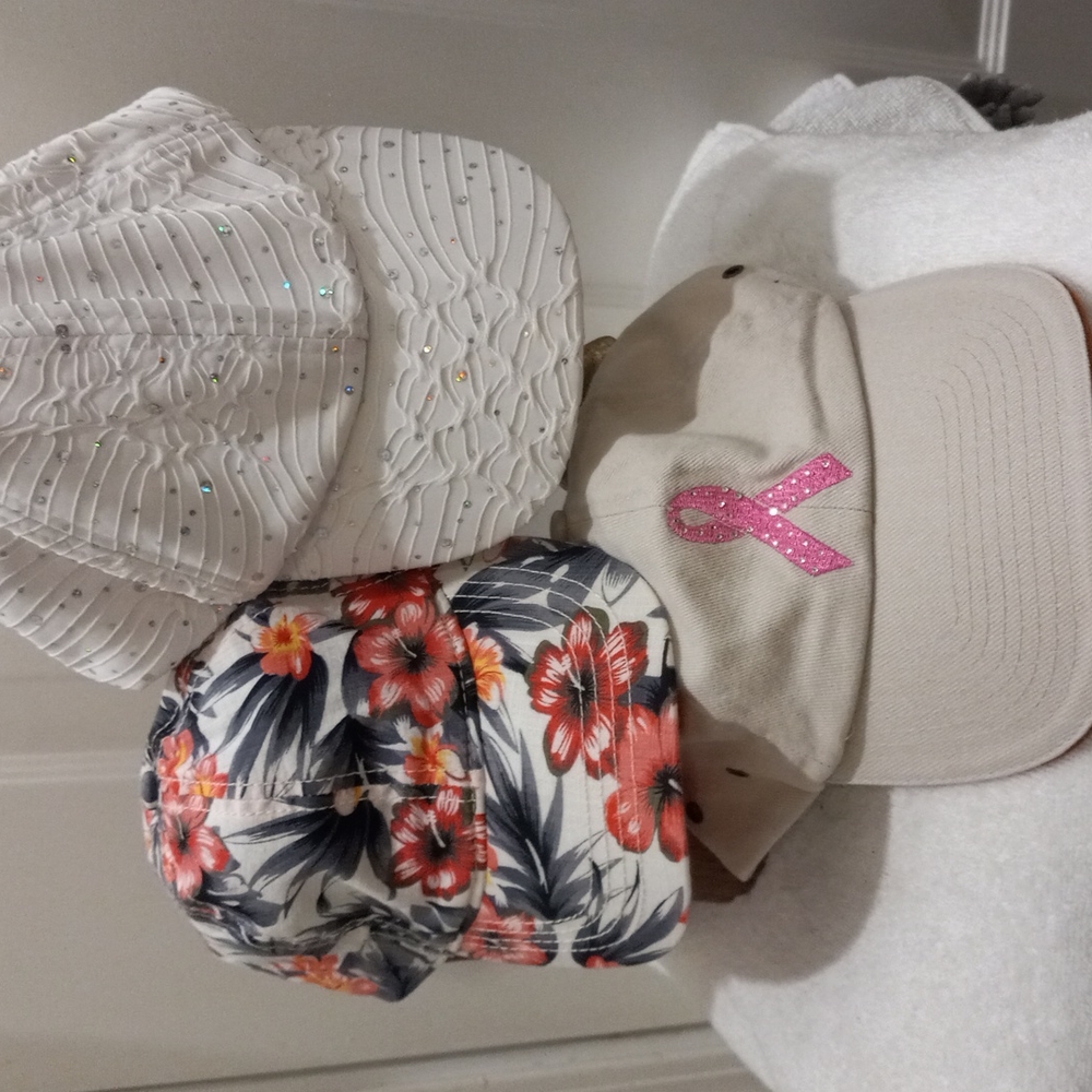 3 Womens Caps Adjustable